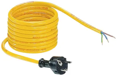 Gifas Electric 100440 tok priključni kabel  rumena 3 m