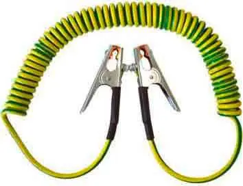 Gifas Električni ozemljitveni spiralni kabel 1x10qmm zeleno-rumen 41100POTIFLEX/EZ/KS Gifas Electric 249154 tok kabel zelena, rumena 0.6 m
