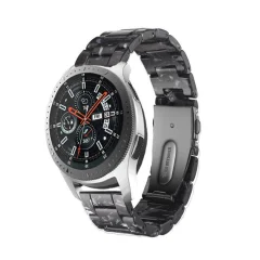 Cadorabo smole zapestni pas 20mm združljiv s Samsung Galaxy Watch 42 mm/3/4/5 v črni barvi - nadomestni jermen za Huawei Watch 2 za Nokia Steel for LG