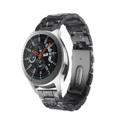 Cadorabo smole zapestni pas 20 mm združljiv s Samsung Galaxy Watch 42 mm / 3/4/5 v črni barvi - nadomestni jermen za Huawei Watch 2 za Nokia Steel for LG Watch Sport itd.