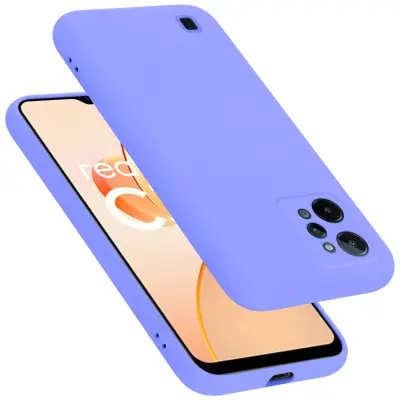 CADORABO Ohišje, združljiv z RealMe v tekoči svetlobi vijoličen - zaščitni pokrov iz fleksibilnega silikona TPU