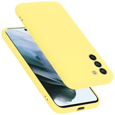 Cadorabo ohišje, združljiv s Samsungom v tekoči rumeni - zaščitni pokrov, narejen iz fleksibilnega silikona TPU