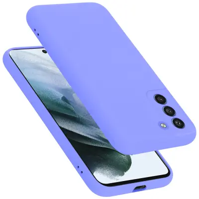 CADORABO Ohišje, združljiv s Samsungom v tekoči lahki vijolični barvi - zaščitni pokrov iz fleksibilnega silikona TPU