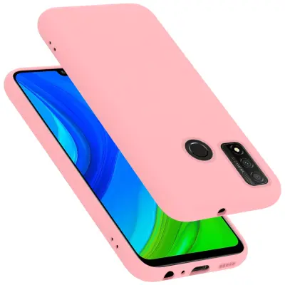 CADORABO Ohišje, združljiv s Huawei v tekoči roza barvi - zaščitni pokrov iz fleksibilnega silikona TPU