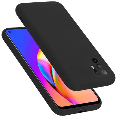 Cadorabo Case, združljiv z OPPO v tekoči črni barvi - zaščitni pokrov iz fleksibilnega silikona TPU