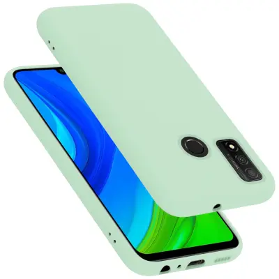 CADORABO Ohišje, združljiv s Huawei v tekoči svetlo zeleni barvi - zaščitni pokrov iz fleksibilnega silikona TPU