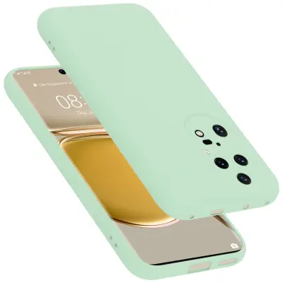 CADORABO Ohišje, združljiv s Huawei v tekoči svetlo zeleni barvi - zaščitni pokrov iz fleksibilnega silikona TPU