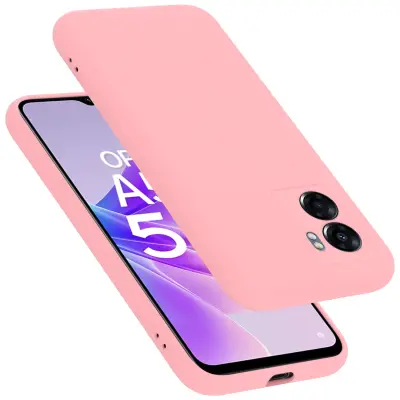 Cadorabo Case, združljiv z OPPO v tekoči roza barvi - zaščitni pokrov iz fleksibilnega silikona TPU