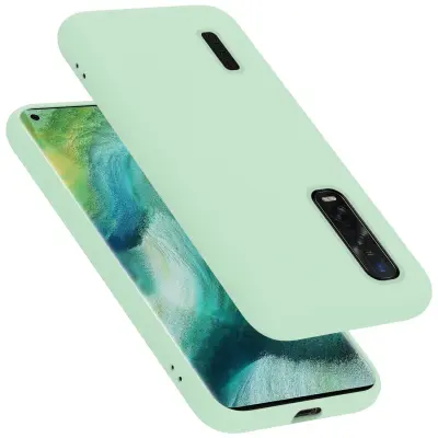 Cadorabo Case, združljiv z OPPO v tekoči svetlo zeleni barvi - zaščitni pokrov iz fleksibilnega silikona TPU