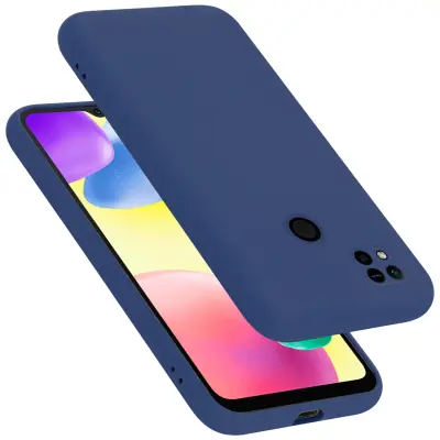 CADORABO Ohišje, združljiv s Xiaomi v tekoči modri barvi - zaščitni pokrov iz fleksibilnega silikona TPU