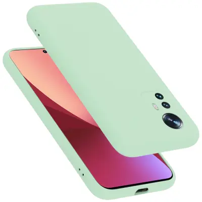 CADORABO Ohišje, združljiv s Xiaomi v tekoči svetlo zeleni barvi - zaščitni pokrov iz fleksibilnega silikona TPU