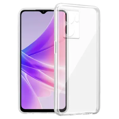 Primer Cadorabo, združljiv z OPPO v popolnoma prozornem - zaščitnem pokrovu, narejen iz fleksibilnega silikona TPU