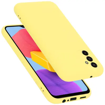 Cadorabo ohišje, združljiv s Samsungom v tekoči rumeni - zaščitni pokrov, narejen iz fleksibilnega silikona TPU