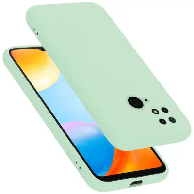 CADORABO Ohišje, združljiv s Xiaomi v tekoči svetlo zeleni barvi - zaščitni pokrov iz fleksibilnega silikona TPU