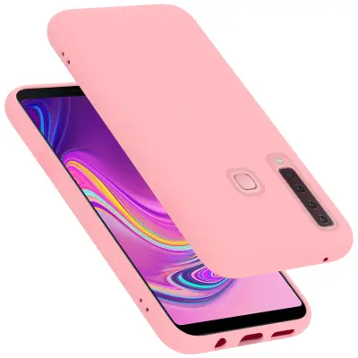 Ohišje Cadorabo, združljiv s Samsungom v tekoči roza barvi - zaščitni pokrov iz fleksibilnega silikona TPU