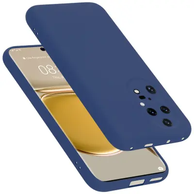 CADORABO Ohišje, združljiv s Huawei v tekoči modri barvi - zaščitni pokrov iz fleksibilnega silikona TPU