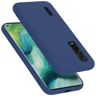 Primer Cadorabo, združljiv z OPPO v tekoči modri barvi - zaščitni pokrov iz fleksibilnega silikona TPU