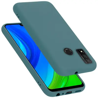CADORABO Ohišje, združljiv s Huawei v tekoči zeleni barvi - zaščitni pokrov iz fleksibilnega silikona TPU