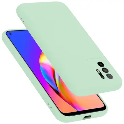 Cadorabo Case, združljiv z OPPO v tekoči svetlo zeleni barvi - zaščitni pokrov iz fleksibilnega silikona TPU