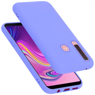 CADORABO Ohišje, združljiv s Samsungom v tekoči lahki vijolični barvi - zaščitni pokrov iz fleksibilnega silikona TPU