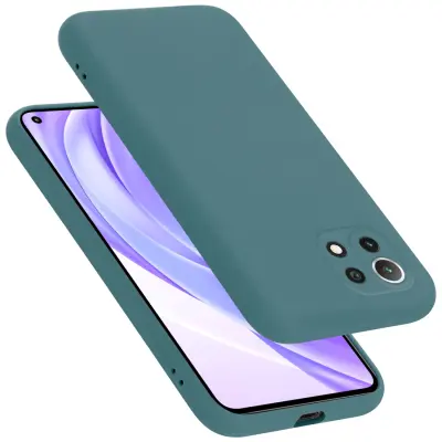 CADORABO Ohišje, združljiv s Xiaomi v tekoči zeleni barvi - zaščitni pokrov iz fleksibilnega silikona TPU