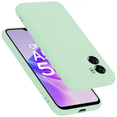 Cadorabo Case, združljiv z OPPO v tekoči svetlo zeleni barvi - zaščitni pokrov iz fleksibilnega silikona TPU