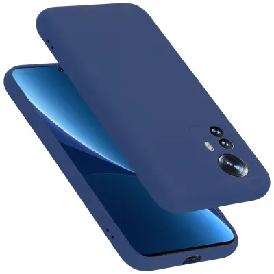 CADORABO Ohišje, združljiv s Xiaomi v tekoči modri barvi - zaščitni pokrov iz fleksibilnega silikona TPU