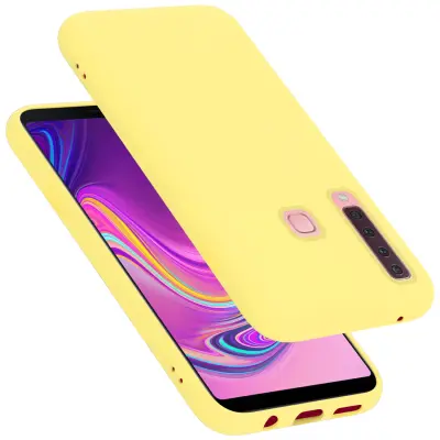 Cadorabo ohišje, združljiv s Samsungom v tekoči rumeni - zaščitni pokrov, narejen iz fleksibilnega silikona TPU