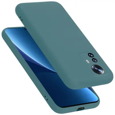 CADORABO Ohišje, združljiv s Xiaomi v tekoči zeleni barvi - zaščitni pokrov iz fleksibilnega silikona TPU