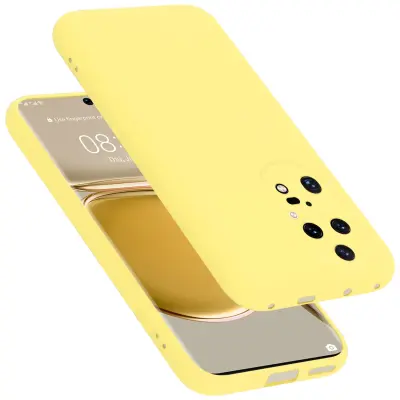 CADORABO Ohišje, združljiv s Huawei v tekoči rumeni - zaščitni pokrov, narejen iz fleksibilnega silikona TPU