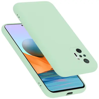 CADORABO Ohišje, združljiv s Xiaomi v tekoči svetlo zeleni barvi - zaščitni pokrov iz fleksibilnega silikona TPU