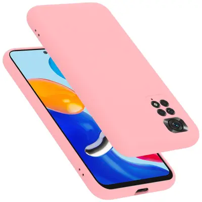 Cadorabo Case, združljiv s Xiaomi v tekoči roza barvi - zaščitni pokrov iz fleksibilnega silikona TPU