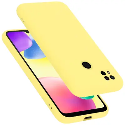 CADORABO Ohišje, združljiv s Xiaomi v tekoči rumeni - zaščitni pokrov, narejen iz fleksibilnega silikona TPU