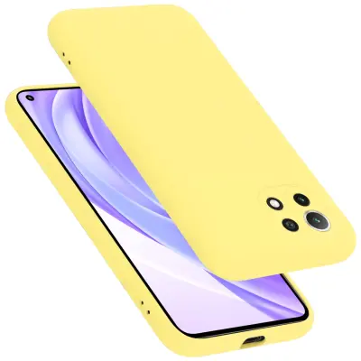CADORABO Ohišje, združljiv s Xiaomi v tekoči rumeni - zaščitni pokrov, narejen iz fleksibilnega silikona TPU