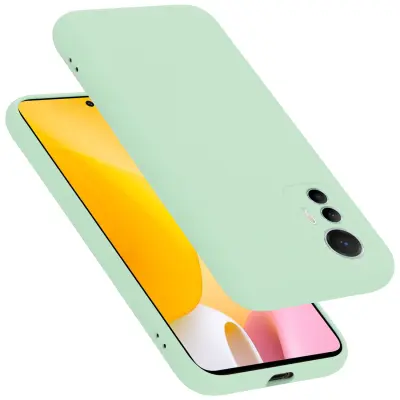 CADORABO Ohišje, združljiv s Xiaomi v tekoči svetlo zeleni barvi - zaščitni pokrov iz fleksibilnega silikona TPU