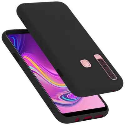 Cadorabo Case, združljiv s Samsungom v tekoči črni barvi - zaščitni pokrov iz fleksibilnega silikona TPU