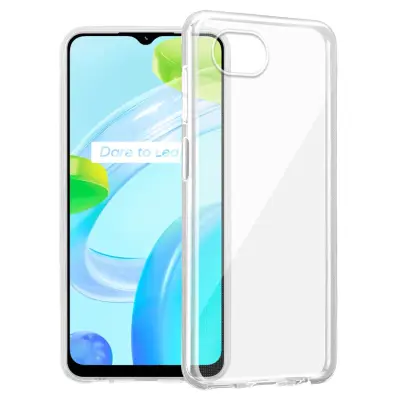 Cadorabo Case, združljiv z Realme v popolnoma prozorni - zaščitni pokrov, narejen iz fleksibilnega silikona TPU