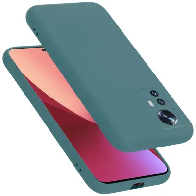 CADORABO Ohišje, združljiv s Xiaomi v tekoči zeleni barvi - zaščitni pokrov iz fleksibilnega silikona TPU