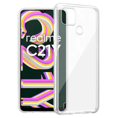 Cadorabo Case, združljiv z Realme v popolnoma prozorni - zaščitni pokrov, narejen iz fleksibilnega silikona TPU