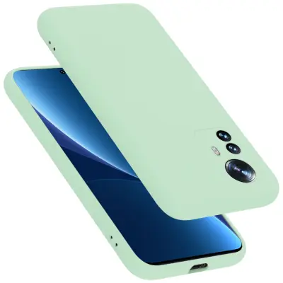CADORABO Ohišje, združljiv s Xiaomi v tekoči svetlo zeleni barvi - zaščitni pokrov iz fleksibilnega silikona TPU