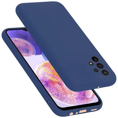Cadorabo Case, združljiv s Samsungom v tekoči modro - zaščitni pokrov, narejen iz fleksibilnega silikona TPU