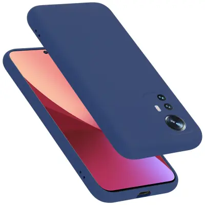CADORABO Ohišje, združljiv s Xiaomi v tekoči modri barvi - zaščitni pokrov iz fleksibilnega silikona TPU