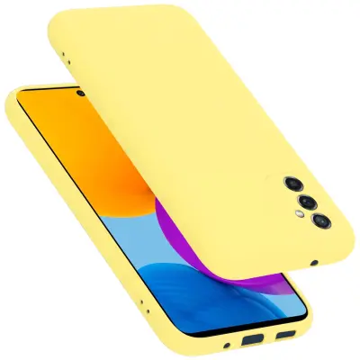 Cadorabo ohišje, združljiv s Samsungom v tekoči rumeni - zaščitni pokrov, narejen iz fleksibilnega silikona TPU