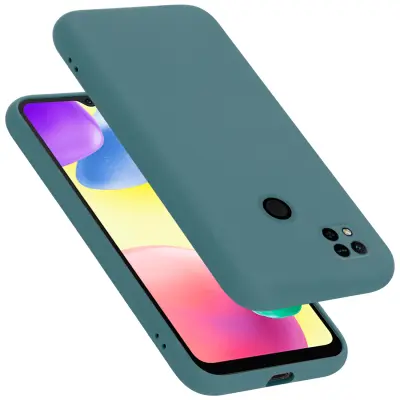 CADORABO Ohišje, združljiv s Xiaomi v tekoči zeleni barvi - zaščitni pokrov iz fleksibilnega silikona TPU