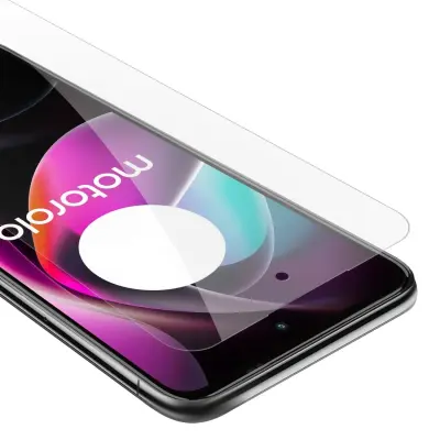Oklepni film Cadorabo, združljiv z Motorola - zaščitnim filmom v visoki prosojnosti - kaljeno zaščitno steklo v 9H trdoti s 3D združljivostjo na dotik