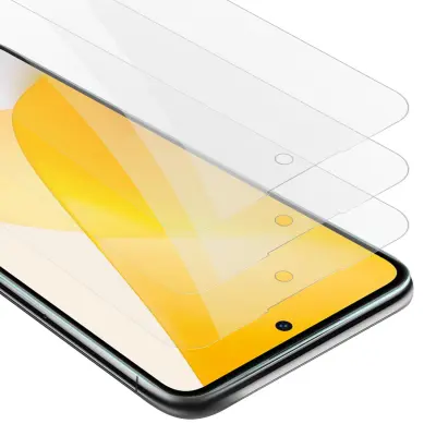 CADORABO združljiv z Xiaomi - zaščitnim filmom v visoki prosojnosti - 3 -paket kaljeno zaščitno steklo v 9H trdoti s 3D združljivostjo na dotik