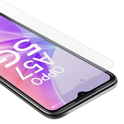 Oklepni film Cadorabo, združljiv z oppo - zaščitnim filmom v visoki prosojnosti - kaljeno zaščitno steklo v 9H trdoti s 3D združljivostjo na dotik