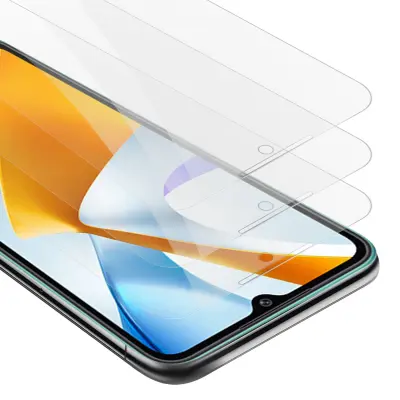 CADORABO združljiv z Xiaomi - zaščitnim filmom v visoki prosojnosti - 3 -paket kaljeno zaščitno steklo v 9H trdoti s 3D združljivostjo na dotik