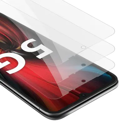 CADORABO združljiv z Umidigi - Zaščitni film v visoki prosojnosti - 3 -paket kaljeno zaščitno steklo v 9H trdoti s 3D združljivostjo na dotik
