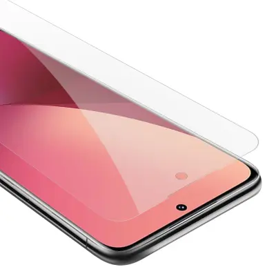 Oklepni film Cadorabo, združljiv z Xiaomi - zaščitnim filmom v visoki prosojnosti - kaljeno zaščitno steklo v 9H trdoti s 3D združljivostjo na dotik